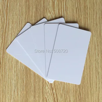 125KHZ baltu izdrukājamu PVC Platic kartes ID TK4100 RFID EM4100 Karte