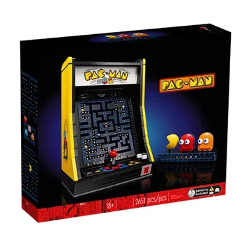 2023 JAUNU 10323 Pac-Man Arcade ministru Kabineta Celtniecības Bloki 2651pcs Retro Spēļu Automātu, Ķieģeļu Rotaļlietas Bērniem Zēni Pieaugušo Dzimšanas dienas Dāvanas