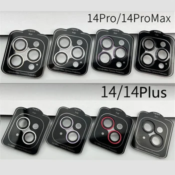 20pcs/daudz Krāsains Kameras Objektīvs Rūdīta Stikla Aizsargs attiecas Uz Iphone 12 11 13 14 15 Pro max 14 15 Plus