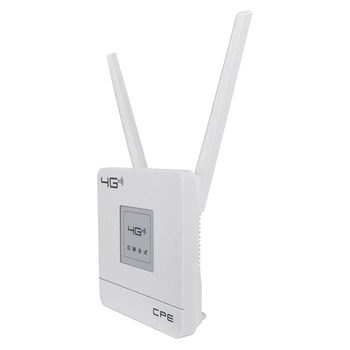 4G CPE Bezvadu Maršrutētāju (wireless router 150Mbps Wifi LTE Modema Maršrutētāja Ārējā Antena Ar RJ45 Portu, Un SIM Kartes Slots MUMS Plug