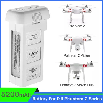 5200mA par DJI Phantom 2 Saprātīga Lidojumu Akumulatora 15.2 V,4S LiPo 856678P plaša Patēriņa elektronikas Dūkoņa Akumulators
