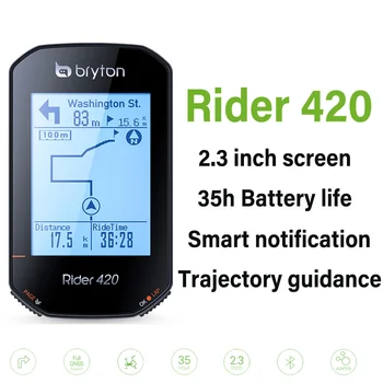 Bryton Rider420 Jaunu GPS Velo Dators Velosipēdu Bezvadu Spidometrs Digitālo Ant+ Maršruta Navigāciju Hronometrs Riteņbraukšana Odometra