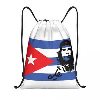 Che Guevara Ar Kubas Karogu Aukliņu Somas Iepirkšanās Jogas Mugursomas Sievietes Vīrieši Kubas Sociālisms Brīvības Sporta Zāle Sackpack