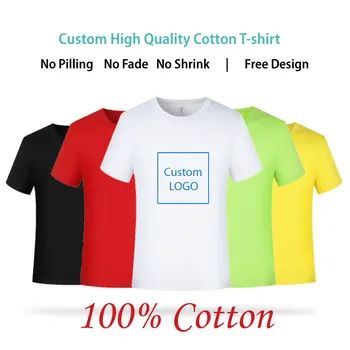 DD Vasaras Quick-dryingT-krekls ar Apaļu Kakla tīrtoņa Krāsu Maratona Komandas Kreklu Sporta Pasūtījuma Kreklu apdruka LOGO, 100% Kokvilna
