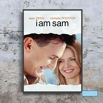 Es Esmu Sems (2001) Klasisko Filmu Plakātu Segtu Art Photo Print Daudzdzīvokļu Mājas Dekoru, Sienas Glezniecību (Bez Rāmja)
