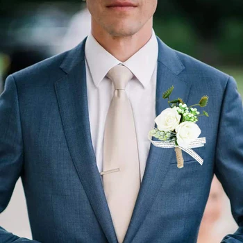 Ir 2021. Jaunas Ziedi Ņieburs Vīriešiem Balta, Rozā Rožu Kāzas Līgavainis Boutonniere Broša Pin Kāzu Puse Laulību Līgavas Ņieburs