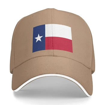 Karogu Texas Unisex Beisbola cepure Der Vīriešiem Sievietēm Regulējams Tētis Cepuri Sandwich Bill Klp