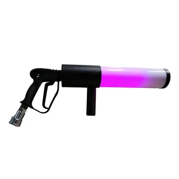 Karstā Pārdošanas Oglekļa Dioksīda Gāzes Kolonnā Pistoli Ar RGB Led Diskotēka DJ Pun Kāzu Puse, LED Efekts Iekārtu LED CO2 DJ Gāzes Pistoli