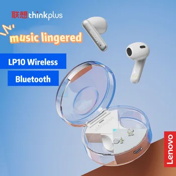Lenovo LP10 TWS Bluetooth Austiņas, izskatīgs Jauns Sporta Spēļu Elektronisko Universālā Studentu Puse Vīriešu Earbuds hd mūzika