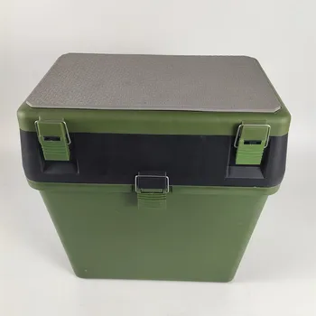 Makšķeres atpakaļ kastē var sēdēt zaļā siksnas tips zvejas rīku glabāšanas kaste glabāšanas kaste luya lodziņā ražotāji