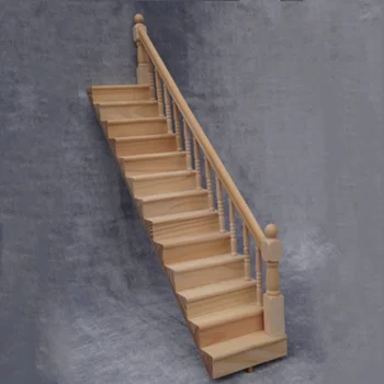 Margas, Kāpnes, 1:12 Leļļu Nams DIY Villa Modelis Aksesuāri Skatuves, Margas, Kāpnes