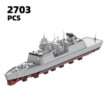 Militāro KM HNLMS De Zeven Provinciën fregates celtniecības bloku Battleship komplekts Flotes karakuģis modeli, ķieģeļu uzstādīt Ieroču cruiser transportlīdzekļa