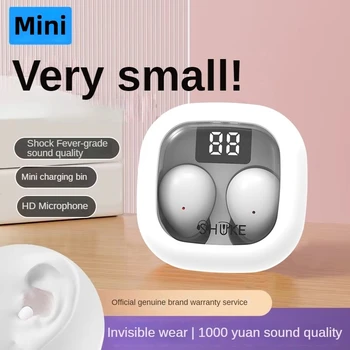 Mini TWS Bezvadu Bluetooth Austiņas Miega Austiņas In-Ear Trokšņa Samazināšanas Austiņas Ar Mic Earbuds Neredzams Ūdensizturīgs