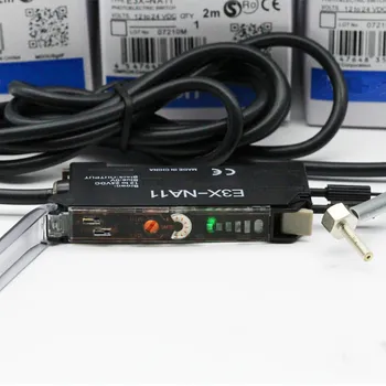 Optiskās šķiedras Fotoelektrisks Amplifer Sensors Din Sliedes montējams izplatīties Caur Gaismu M3 M4 Fiber Optics E3X-NA11 E3X-NA41