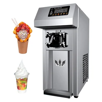 PBOBP Galda Soft Kalpot saldējuma Mašīna Komerciālām Elektriskām Saldējumu Veidotājiem Darbvirsmas 3 Flavors saldējuma Mašīna 110V, 220V
