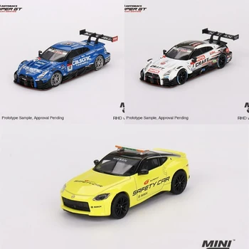 **Pre-order** MINI GT 1:64 Nissan Z Sniegumu 2023 SUPER GT 2022 / GT-R Nismo GT500 LHD Lējumiem Modeļa Automašīnas