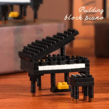 Radošo Ekspertu Kūka Klavieres Modeli, Celtniecības Bloki Romantiska Mazām Daļiņām, Ķieģeļu Rotā Izglītības Rotaļlieta Zēniem Dzimšanas dienas Dāvana