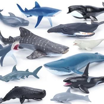 Simulācijas Jūras Jūras Dzīves Vaļu Figūriņas Haizivs Cachalot Darbības Rādītāji Okeāna Dzīvnieku Modelis Delfīnu Āmurzivs Izglītības Rotaļlietas