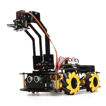 Smart Robotu Komplektu Izglītības Projektu Mehāniskās Rokas ļoti Jautri Mazu Auto par Mācību Plānošanas pilnā Versija, kas ar Kodiem