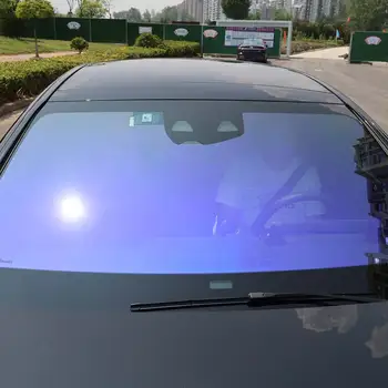 Sunice 1.52x1m Hameleons Profesionālās Nokrāsu Auto Auto UV Aizsargs Stikla Uzlīme Saules Ēnā Logu Plēves 77% VLT Priekšējo Logu