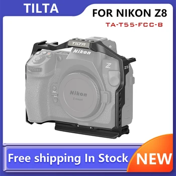 TILTA par Nikon Z8 Būrī TA-T55-FCC-B Pilnu Kamera, Būris Pro komplekts Nikon Z8 Titāna Pelēkā krāsā, Melns Fotogrāfija Piederumi