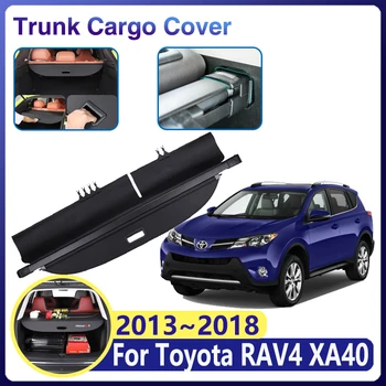 Toyota RAV4 XA40 2013~2018 Automašīnas Bagāžnieka Aizkaru Kravas Bagāžnieka Vāka Drošības Bagāžas Uzglabāšanas Paklājiņš Aizmugurē Boot Paplātes Piederumi