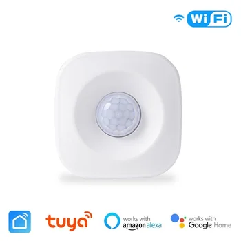 Tuya WIFI Smart PIR Kustības Sensoru, Smart Dzīves APP Bezvadu Mājas Automatizācijas Sistēmas Detektori, Kustību Sensors Ar Alexa, Google Home