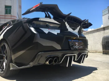 Tīra Oglekļa Šķiedras 1LE Auto Aizmugures Spoilers par Chevrolet Camaro ZL1 SS RS 2016-2019