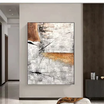 Tīrs Roku Darbs Audekls, Eļļas Glezna Anotācija Mūsdienu Modes Minimālisma Viesistaba Guļamistaba, Veranda, Istabas Mākslas Mājas Sienas Plakātu Sienas