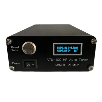 ĀJ-100 1.8-50Mhz Automātisko Antenu Uztvērējs, Ar N7DDC + 0.91 OLED V3.2 Versija